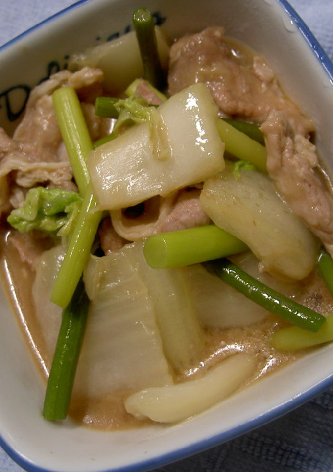 豚肉と白菜のオイスターソース炒め-レシピのメイン写真