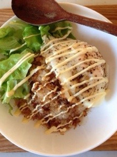 *目玉焼きご飯*-レシピのメイン写真