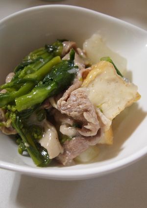 塩麹だけで★豚と厚揚げの煮物-レシピのメイン写真