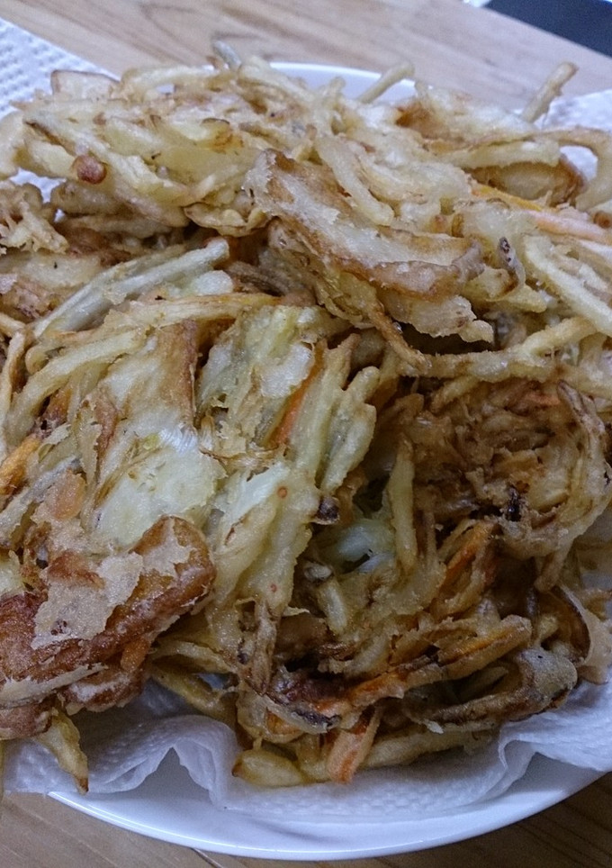 節約♬ほぼ野菜♬サクサクかき揚げ-レシピのメイン写真