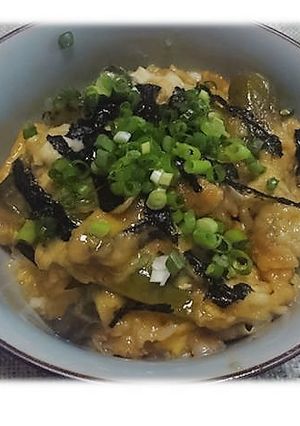 残った天ぷらで親子丼風の天丼！-レシピのメイン写真