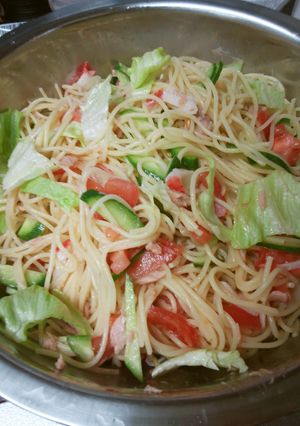 超手抜き！スパサラ-レシピのメイン写真