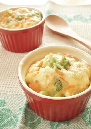 野菜たっぷり！ココット蒸しパン-レシピのメイン写真