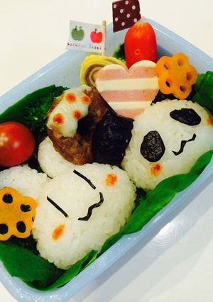 海苔とケチャップだけで☆アニ横 キャラ弁-レシピのメイン写真