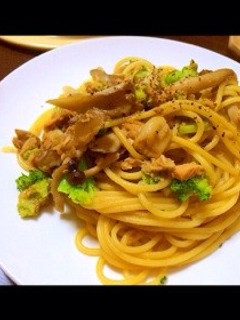 ツナとブロッコリーの和風パスタ-レシピのメイン写真