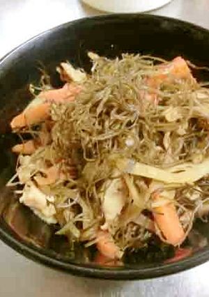 大根の皮と糸昆布の炒め物-レシピのメイン写真