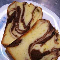 รูปของ 大好き☆マーブル模様のケーキ