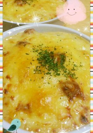 簡単♪残ったカレーと残ったご飯のドリア-レシピのメイン写真