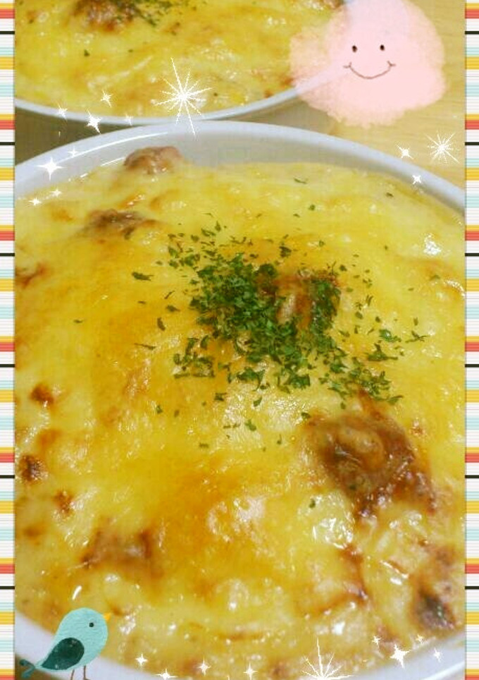 簡単♪残ったカレーと残ったご飯のドリア-レシピのメイン写真