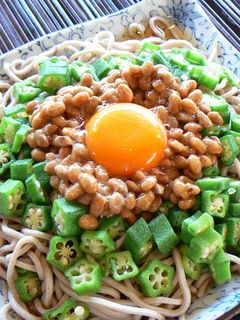 納豆オクラそば-レシピのメイン写真