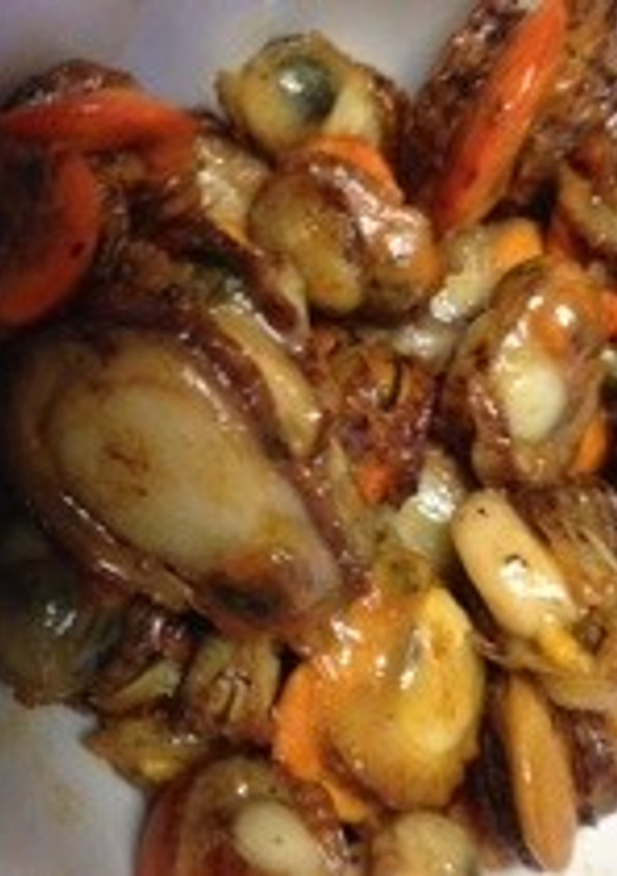 酒蒸しで残った緋扇貝のバター炒め-レシピのメイン写真