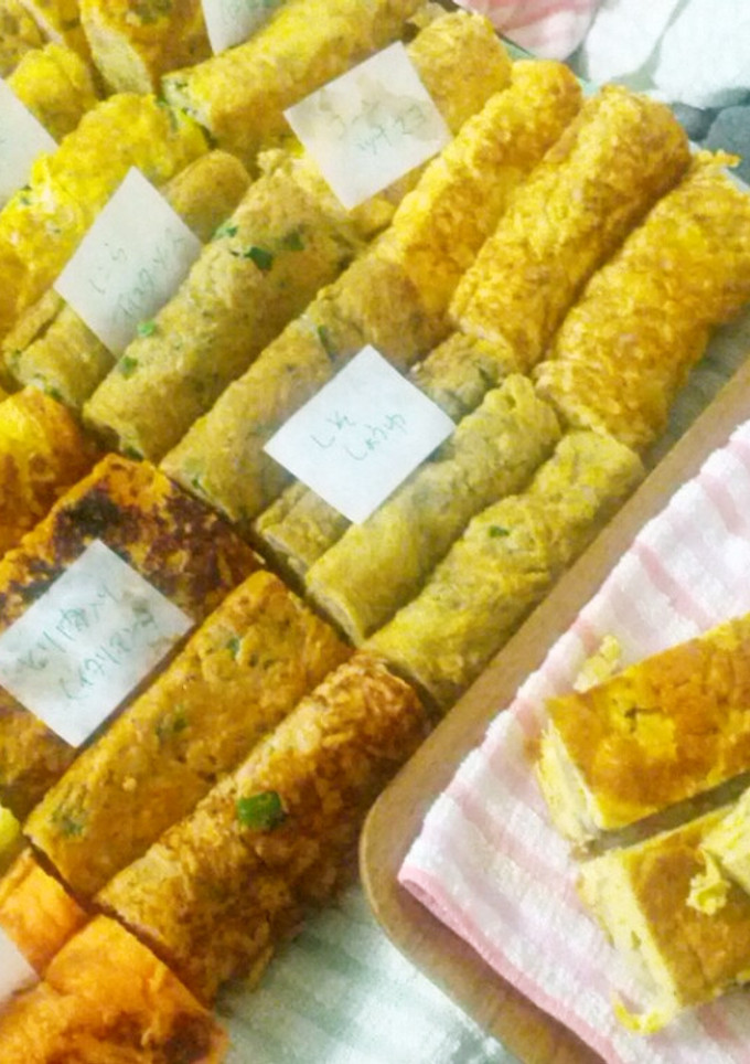 冷凍作り置き☆お弁当用卵焼き☆全２０種類-レシピのメイン写真