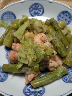 えびとアスパラのレモン炒め-レシピのメイン写真