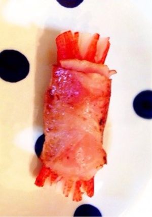 話題入り♡カニさんかにかまベーコン巻き♡-レシピのメイン写真