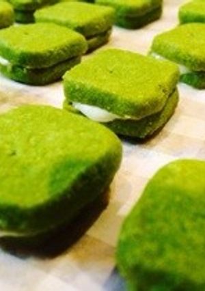 さくほろ‼︎抹茶クッキーサンド☆彡-レシピのメイン写真