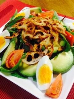 れんこんチップスのイタリアンサラダ-レシピのメイン写真