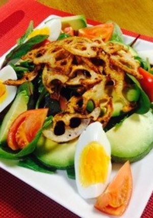 れんこんチップスのイタリアンサラダ-レシピのメイン写真