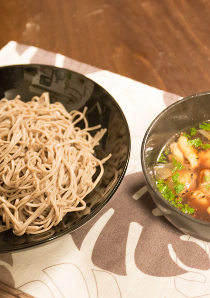 おろし鶏しょうが蕎麦-レシピのメイン写真