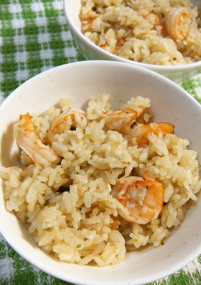 和風海老ご飯（エビ殻ダシ）-レシピのメイン写真