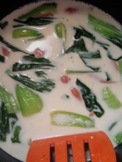チンゲン菜のミルク煮-レシピのメイン写真