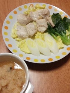 感動ソースのさっぱり蒸し鶏-レシピのメイン写真