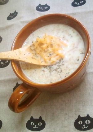レンジdeカップスープ～カレーミルク味～-レシピのメイン写真
