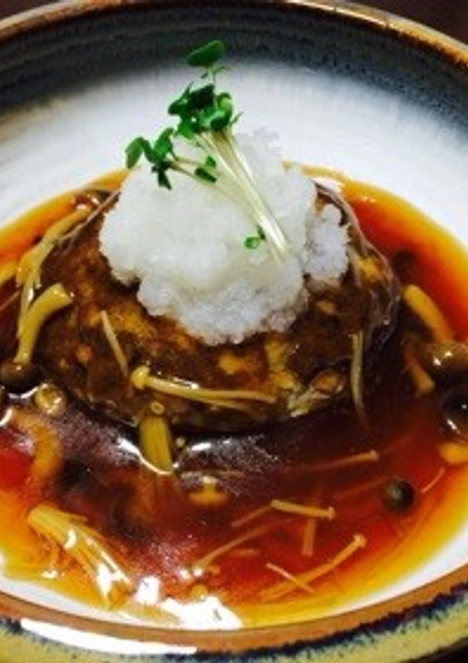 和風おろしハンバーグ〜きのこソース〜-レシピのメイン写真