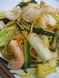 魚介と野菜の塩焼きそば-レシピのメイン写真