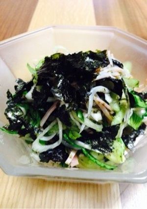 おつまみにも❗️チンゲン菜サラダ-レシピのメイン写真