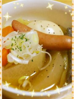 簡単♪白だしの和風なポトフ風スープ-レシピのメイン写真