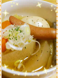 簡単♪白だしの和風なポトフ風スープ-レシピのメイン写真