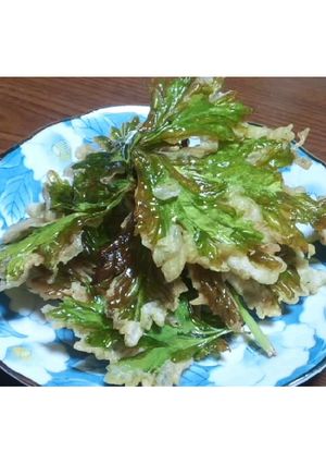 クセになっちゃう?! セロリの葉の天ぷら-レシピのメイン写真