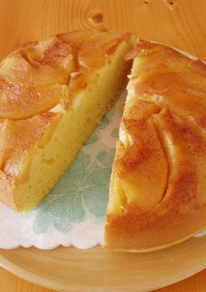 アップルシナモンの炊飯器ケーキ-レシピのメイン写真