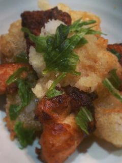 鶏肉と餅の揚げ出し-レシピのメイン写真