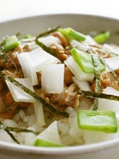 春の納豆ごはん-レシピのメイン写真