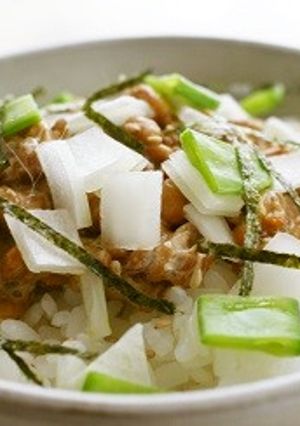 春の納豆ごはん-レシピのメイン写真
