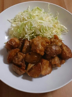 鶏唐と新じゃがの甘辛炒め-レシピのメイン写真