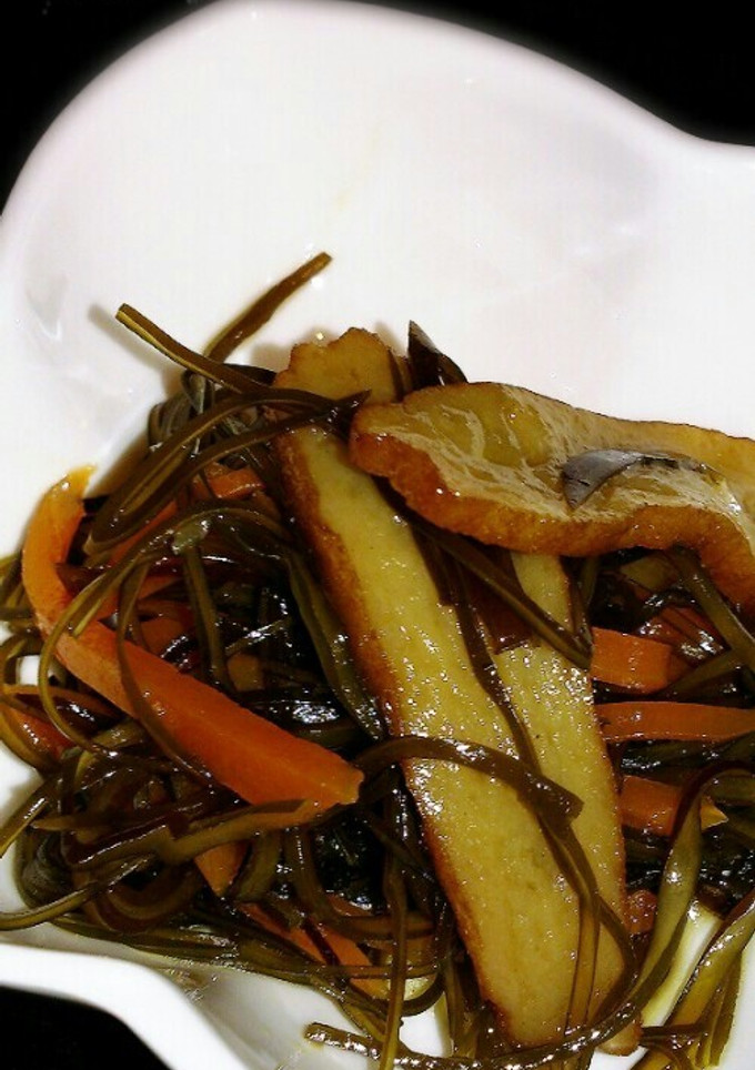 刻み昆布とさつま揚げの炒り煮-レシピのメイン写真