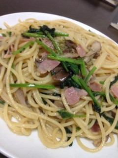 きのことベーコンの和風パスタ*-レシピのメイン写真