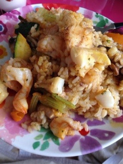 炊飯器でパエリア-レシピのメイン写真