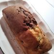 卵1個でパウンドケーキ♪1本で2つの味♡