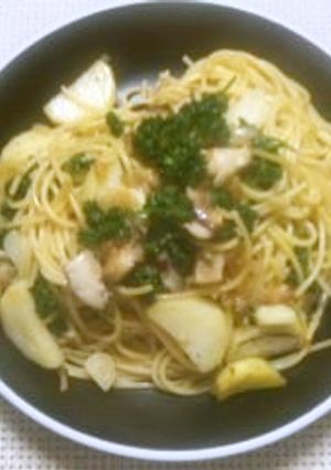 パセリとポテトのパスタ バター醤油風味-レシピのメイン写真