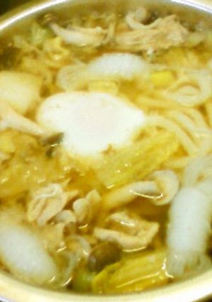 白菜しめじ豚肉の寄せ鍋うどん☆彡-レシピのメイン写真