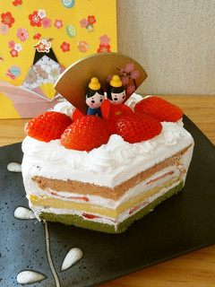 ひなまつり*3色いちごショートケーキ-レシピのメイン写真