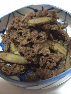 ご飯が進む牛肉とゴボウのしぐれ煮-レシピのメイン写真