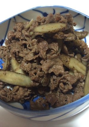 ご飯が進む牛肉とゴボウのしぐれ煮-レシピのメイン写真