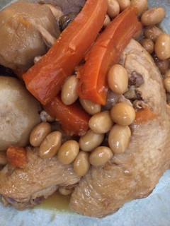 手羽先と里芋、大豆の煮物 ☆ 活力鍋で-レシピのメイン写真