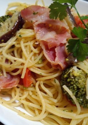 色々野菜とイタリアンパセリのパスタ-レシピのメイン写真