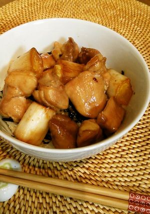 簡単☆洋風焼き鳥丼-レシピのメイン写真