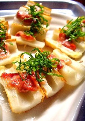 ちくわのウメマヨ焼き＊大葉風味＊-レシピのメイン写真